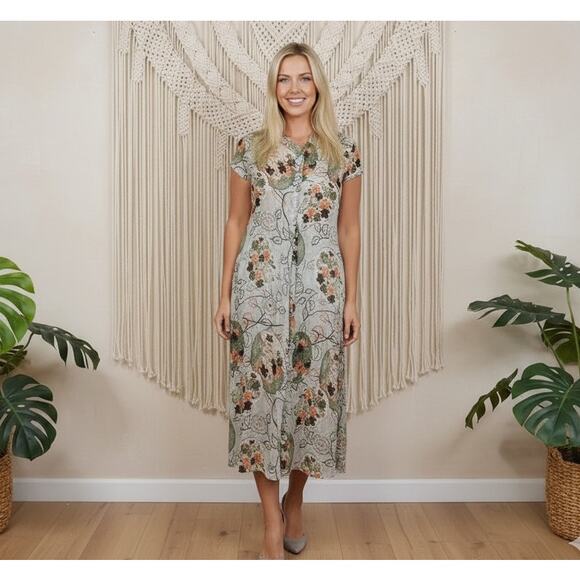 April Cornell for Cornell Trading Vintage Sheer Dress - Picture 1 of 8